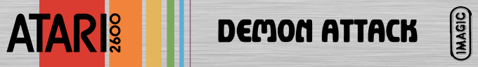 Demon Attack logo for Atari 2600